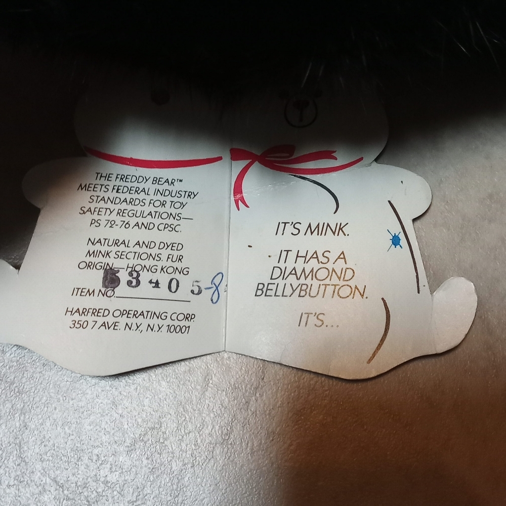 Mink Freddy the Bear no: 5304